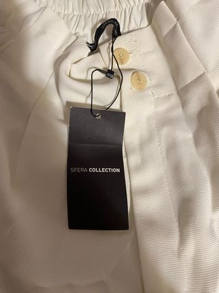 Pantalón Sfera Blanco Talla M Nuevo con etiqueta