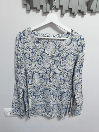 Blusa Soya Concept azul talla L