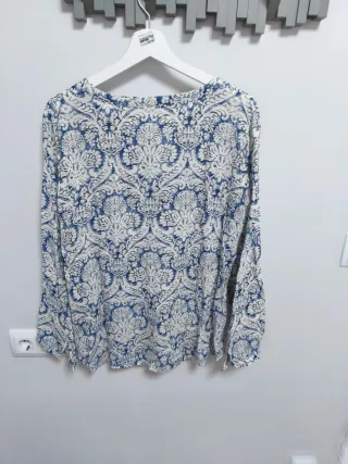 Blusa Soya Concept azul talla L