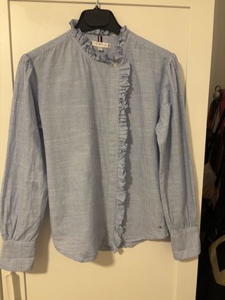 Camisa Tommy Hilfiger azul rayas