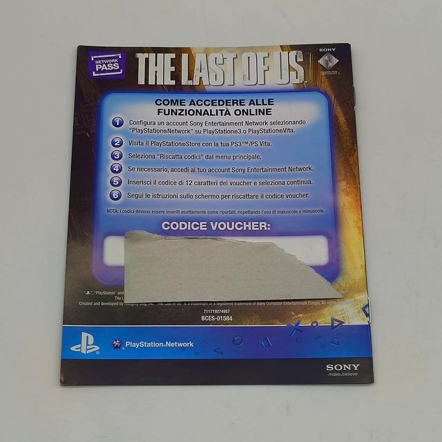 The Last of Us Edizione Italiana Ps3 Playstation 3