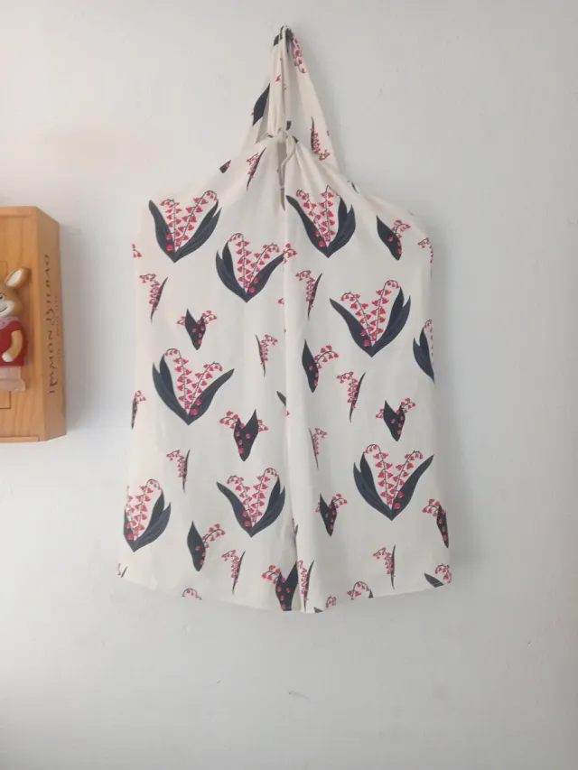 Mono Zara Estampado Flores Talla L