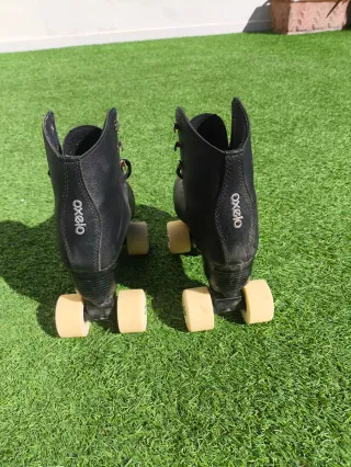 Patines Oxelo roller niña Retro T39 Negro