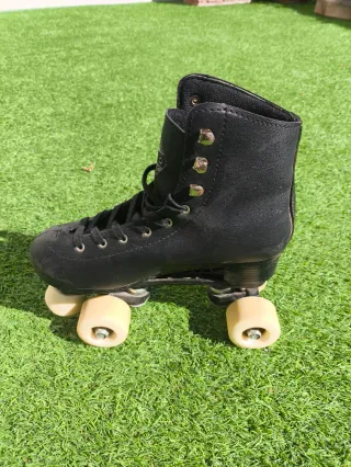 Patines Oxelo roller niña Retro T39 Negro