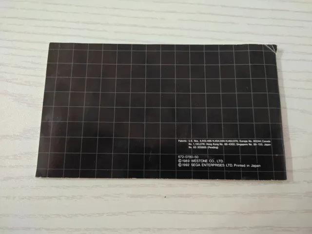 Manual Wonder Boy in Monster World Sega