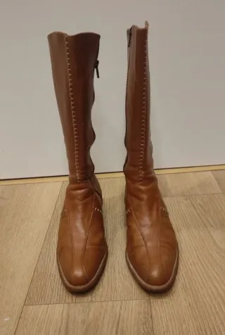 Botas de piel Dorking marrones