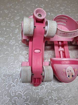 Patines Barbie Rosas Ajustables