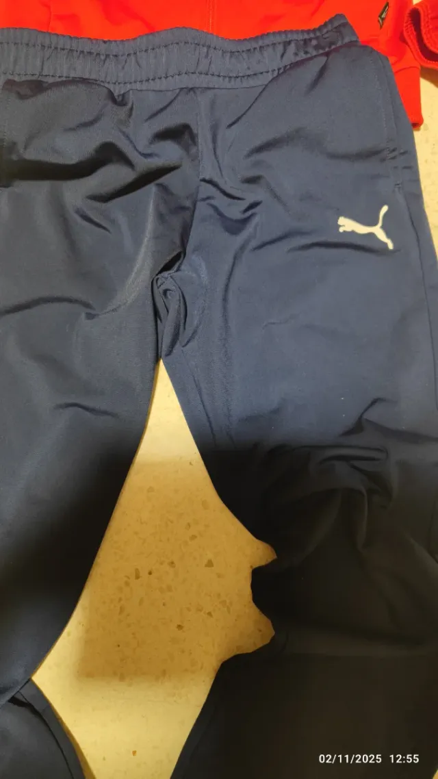 Chándal Puma Rojo y Azul Talla 11/12