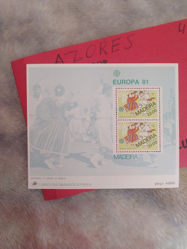 Fogli per francobolli del Portogallo