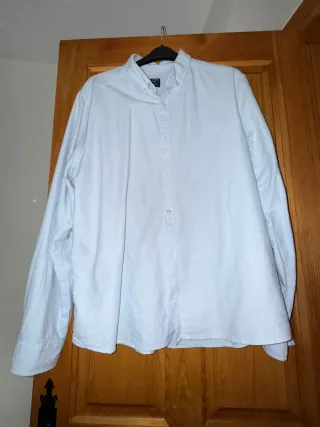 Camisa de vestir azul para hombre