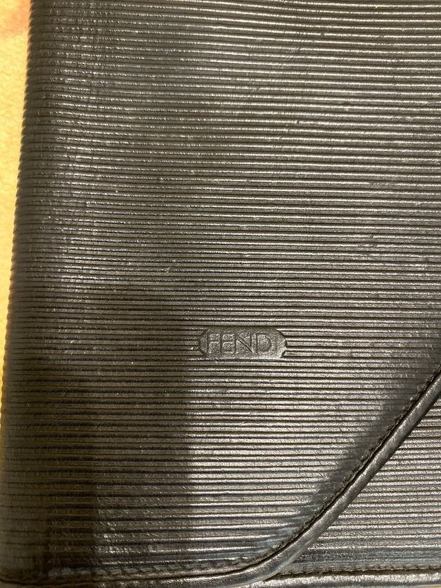 Pochette Fendi Vintage Pelle Nera