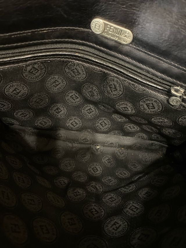 Pochette Fendi Vintage Pelle Nera