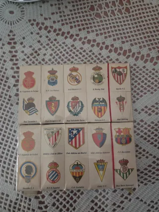 Cajas Cerillas Calendario 81/82 Fútbol