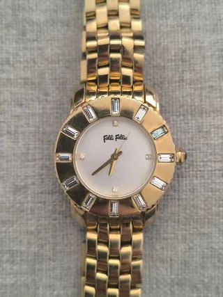 Reloj Folli Follie Dorado con Cristales
