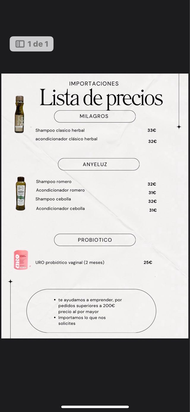 Shampoo y Acondicionador Anyeluz Cebolla