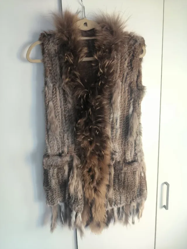 Chaleco Piel Conejo