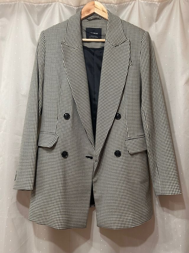 Chaqueta cuadros Pull&Bear