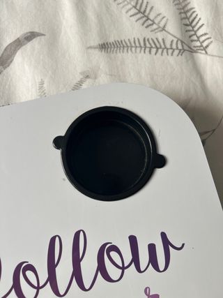 Soporte portátil con diseño de atrapasueños