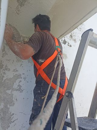 Proyectado yeso, mortero y monocapa