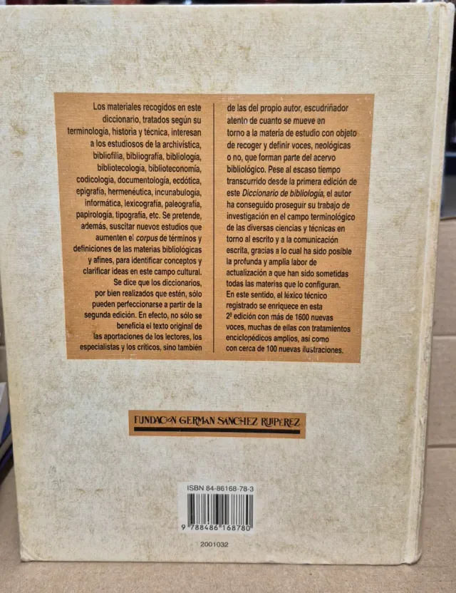 Diccionario de bibliología y ciencias afines