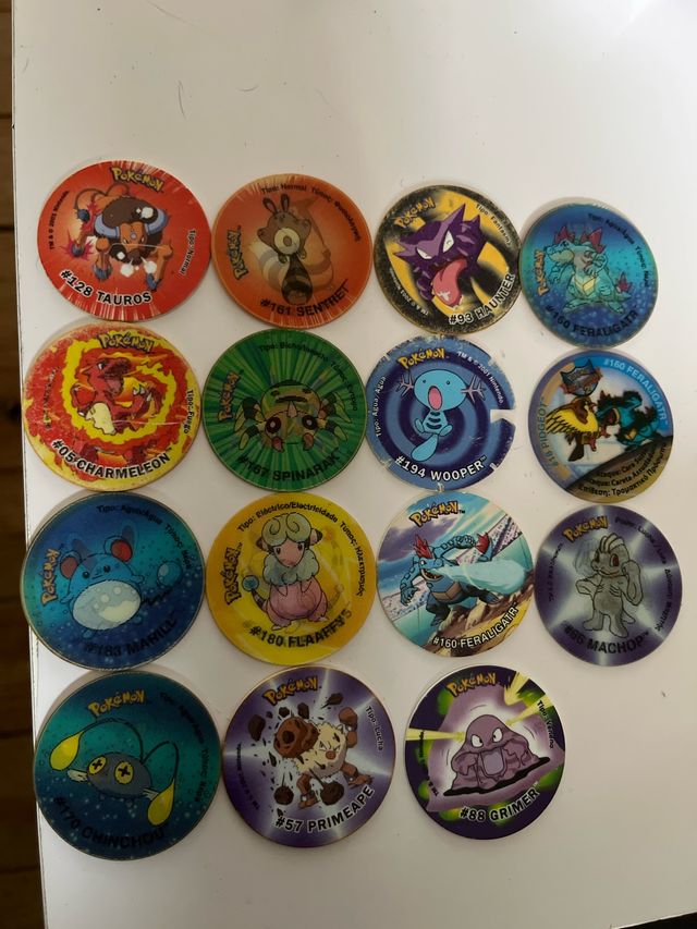 Tazos Pokémon Colección Variada