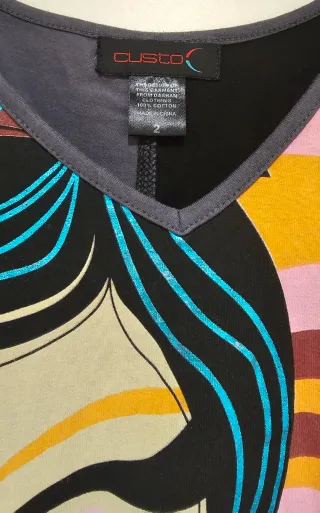 Camiseta Custo Mujer Multicolor