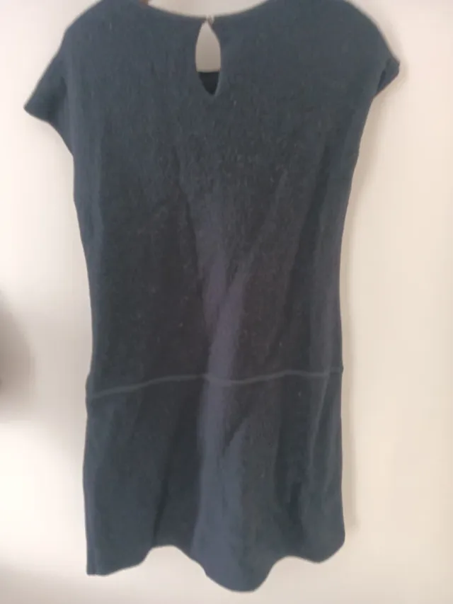 Vestido Massimo Dutti Azul Marino Talla M