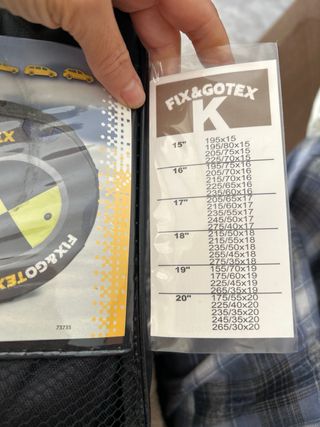 Cadenas de tela para nieve Snovit