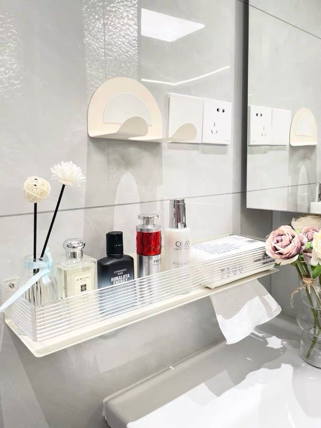 Estante de almacenamiento colgante de pared baño