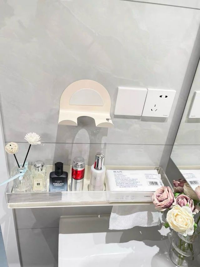 Estante de almacenamiento colgante de pared baño