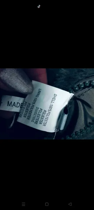 Parka donna double face verde oliva