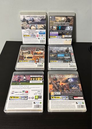 Lotto 6 Giochi PS3: Call of Duty, FIFA, Destiny