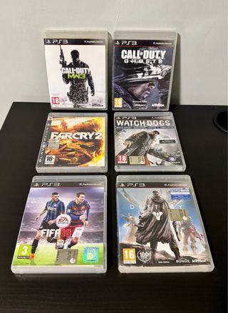 Lotto 6 Giochi PS3: Call of Duty, FIFA, Destiny