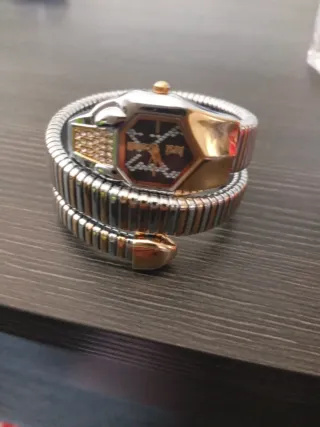 Reloj Just Cavalli Serpiente Oro Plata