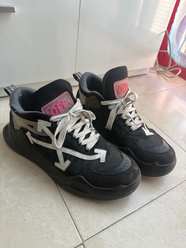 Zapatillas Off White Negras y Blancas nr 43