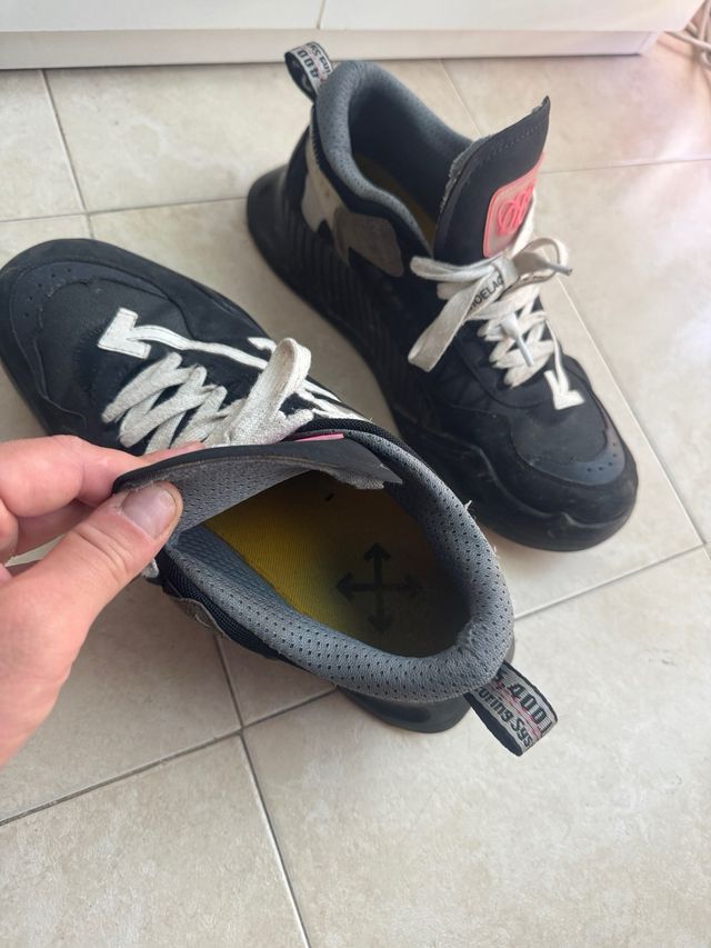Zapatillas Off White Negras y Blancas nr 43