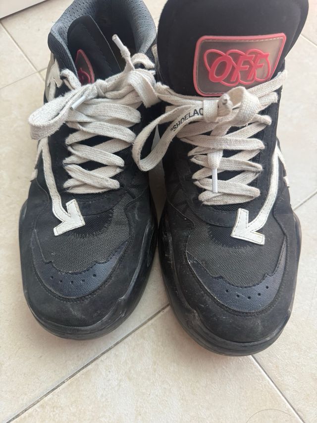 Zapatillas Off White Negras y Blancas nr 43