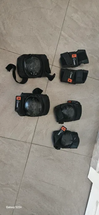 Protecciones Patinaje Talla XS- oxelo