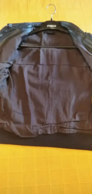 Cazadora aviador de  Piel autentica color Marrón