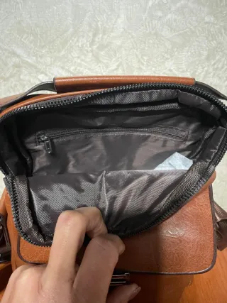 Borsello uomo Maxfly marrone nuovo 