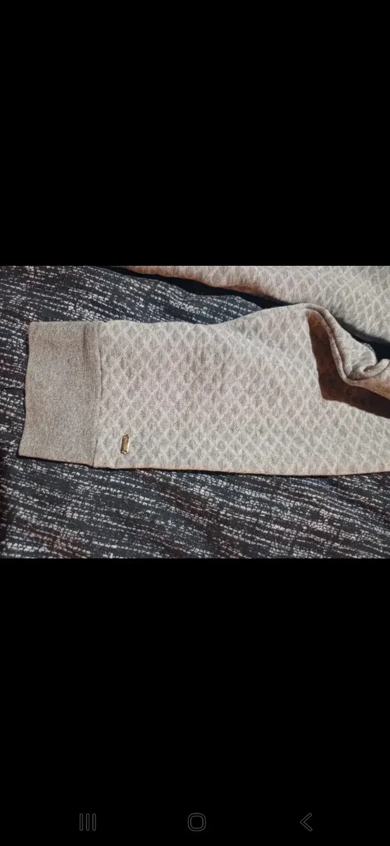 Camisola Tommy Hilfiger bege/cinza tam L