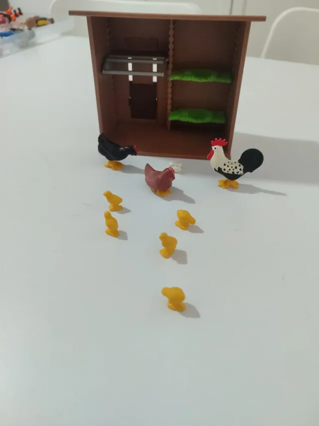 Playmobil  Gallinero Playmobil con fig