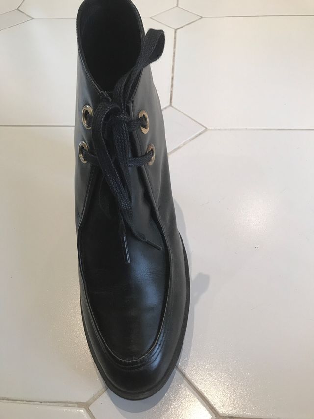 Botines Martinelli Tacón Negro