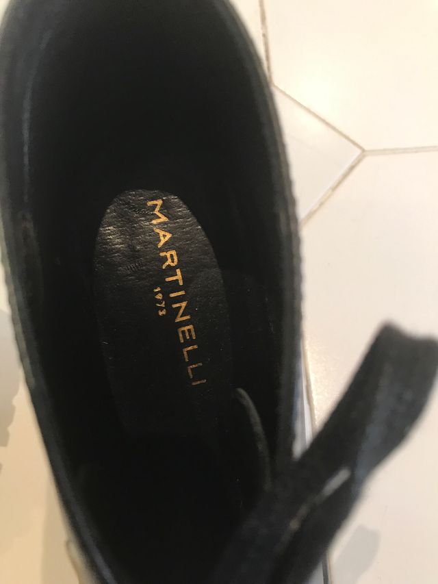 Botines Martinelli Tacón Negro