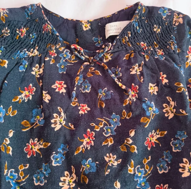 Vestido floral niña Zara baby