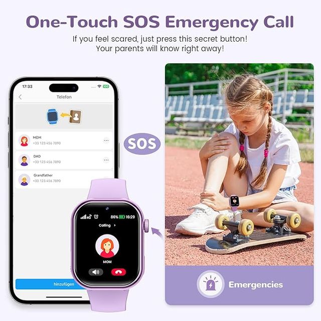 Reloj Inteligente Niñas , 1.83''HD