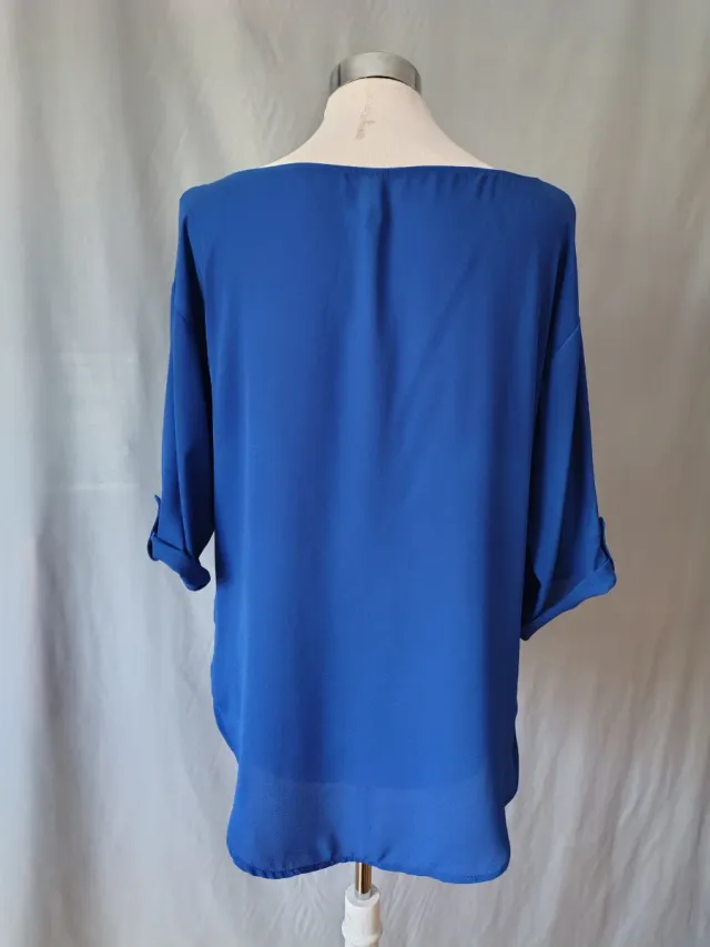 Blusón azul Stradivarius Talla L