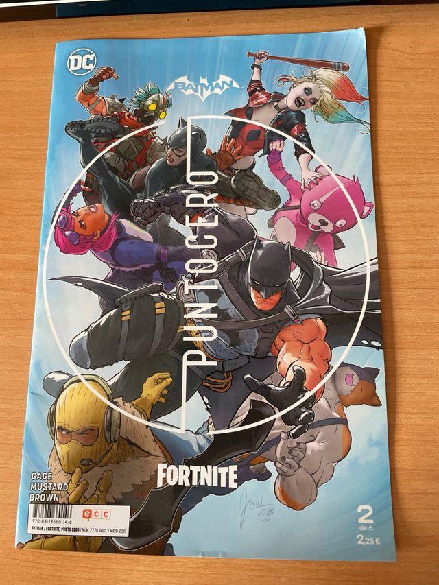 Batman/Fortnite 5 comics de grapa