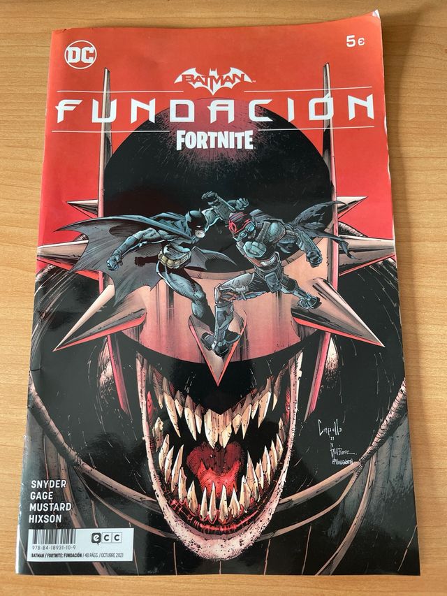 Batman/Fortnite 5 comics de grapa
