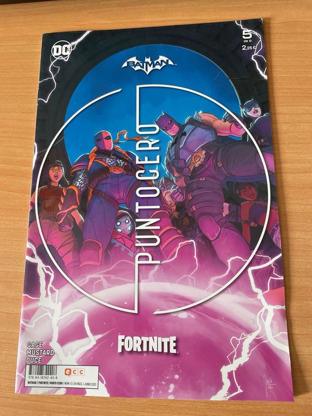 Batman/Fortnite 5 comics de grapa